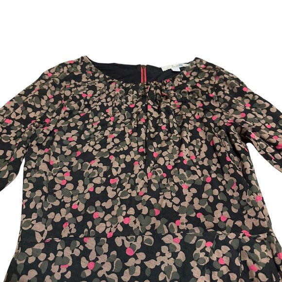 Boden Knee-Length Sheath Dress 3/4 Sleeve Stretch Colorful Size 8R Women's - Picture 2 of 11